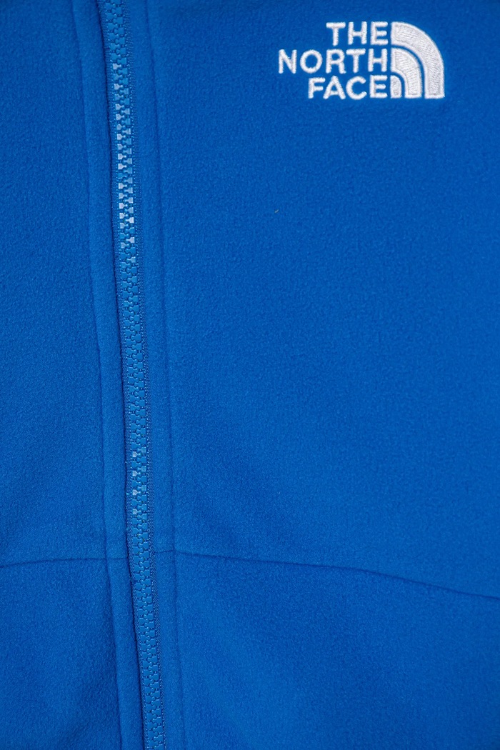 Chłopiec The North Face bluza polarowa dziecięca TEEN GLACIER F/Z HOODED JACKET NF0A8AZKT4S1 niebieski