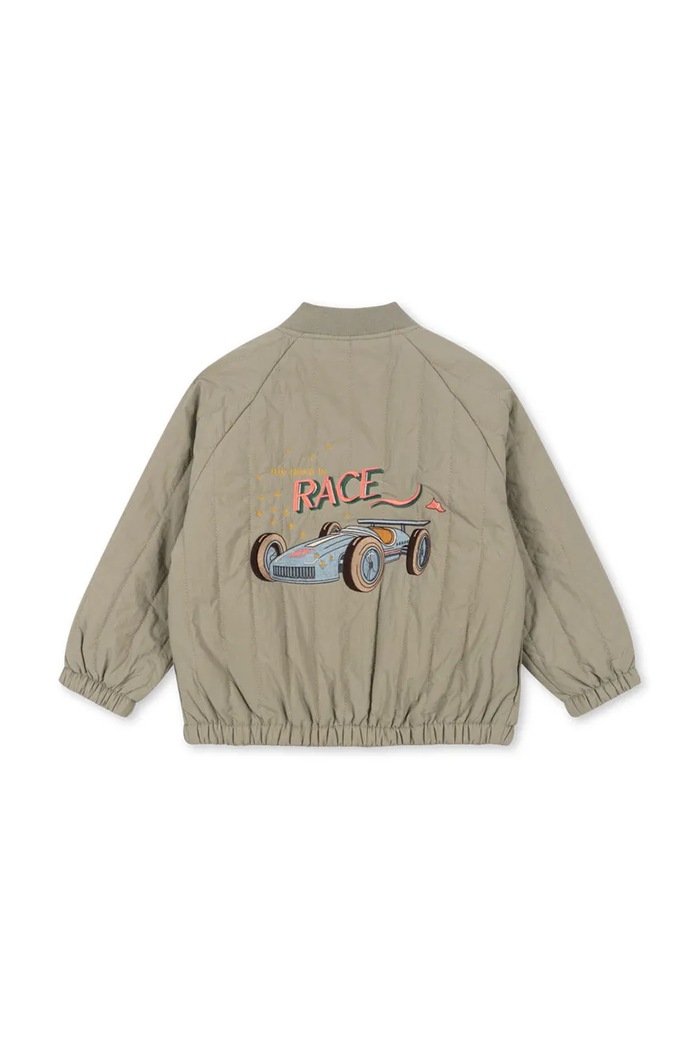 Konges Sløjd kurtka bomber dziecięca JUNO BOMBER JACKET KS102313 zielony SS25