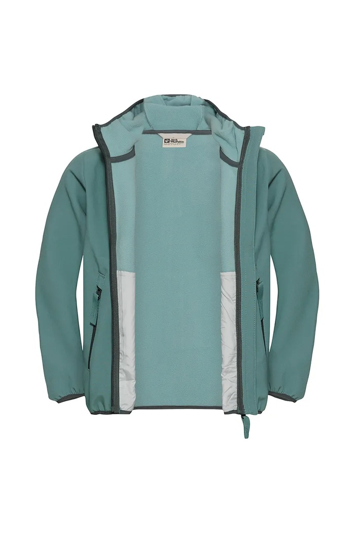 Детско яке Jack Wolfskin FOURWINDS JACKET KIDS A61854.92.152 зелен SS25