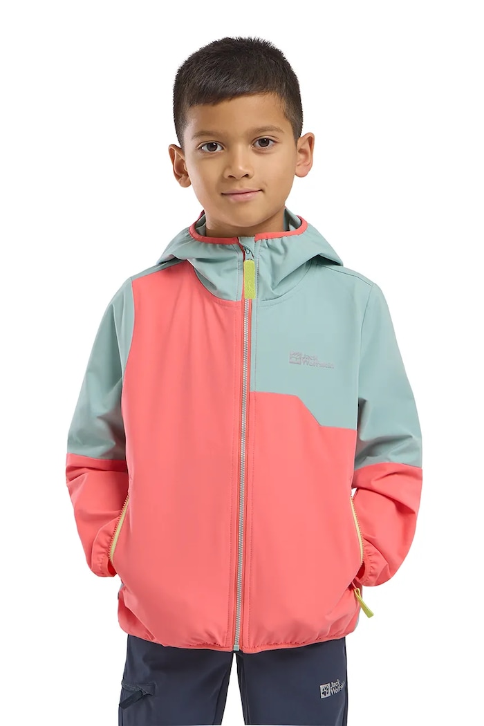 Детско яке Jack Wolfskin TURBULENCE HOODED JKT K A63683.164.176