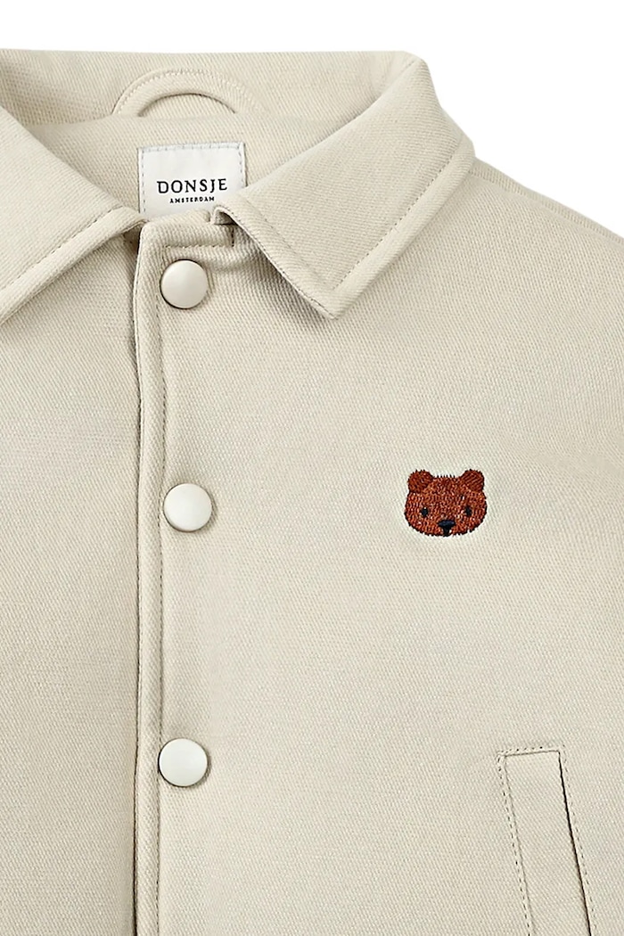 Donsje kurtka bomber niemowlęca Pidas Jacket Bear beżowy 4097401.68.92