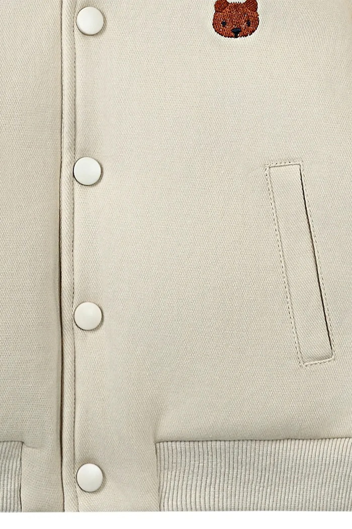 Donsje kurtka bomber dziecięca Pidas Jacket Bear 4097401.98.128 beżowy