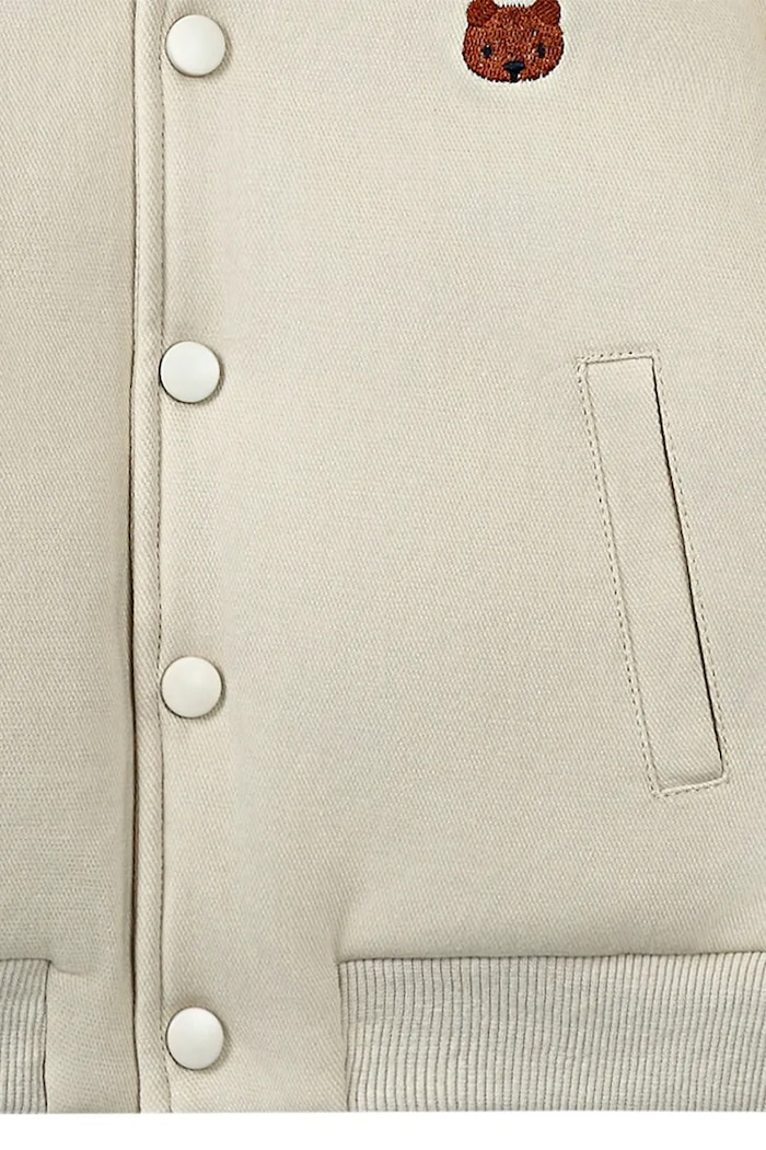 Donsje kurtka bomber dziecięca Pidas Jacket Bear 4097401.98.128 beżowy