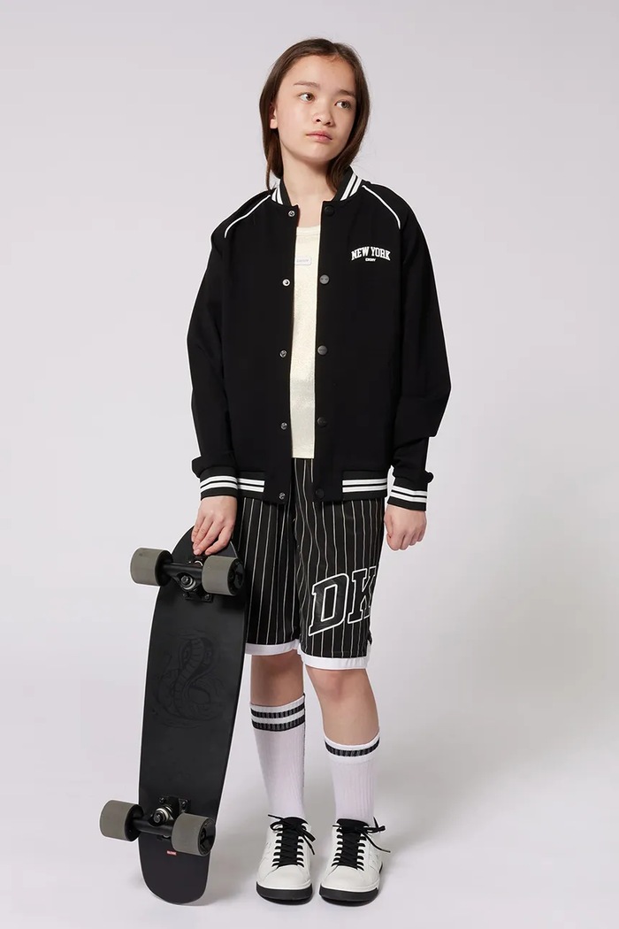 Παιδικό μπουφάν bomber Dkny άλλο μαύρο D62232.114.150