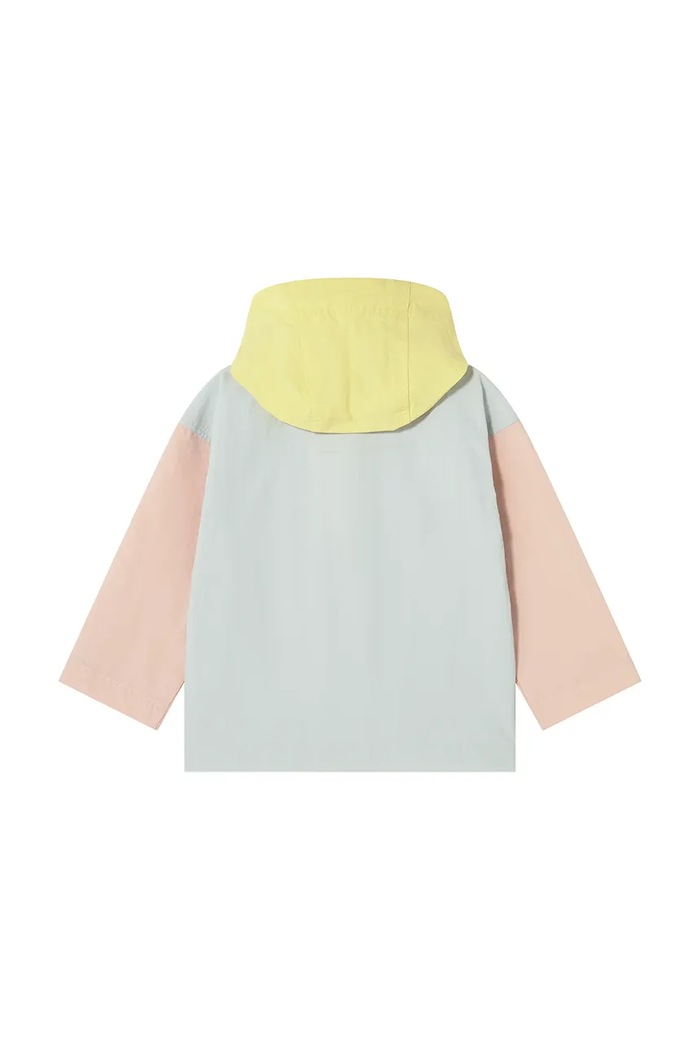 CHLAPEC Dětská bunda Tinycottons COLOR BLOCK JACKET SS25.250 modrá