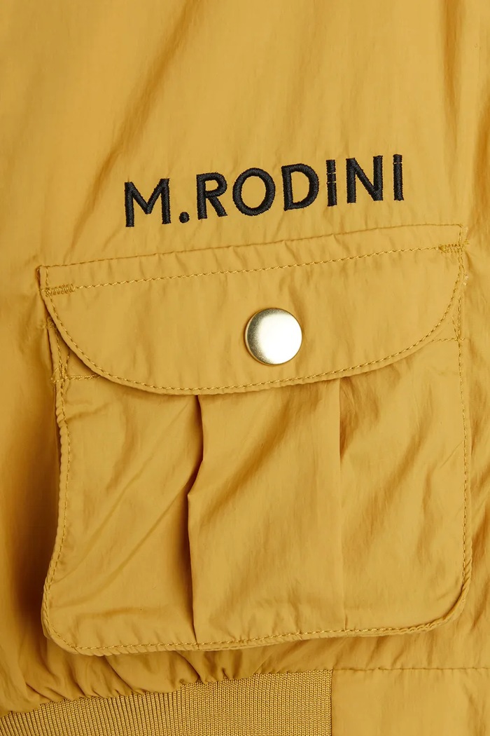 Детско яке Mini Rodini Dog 2521010113 жълт