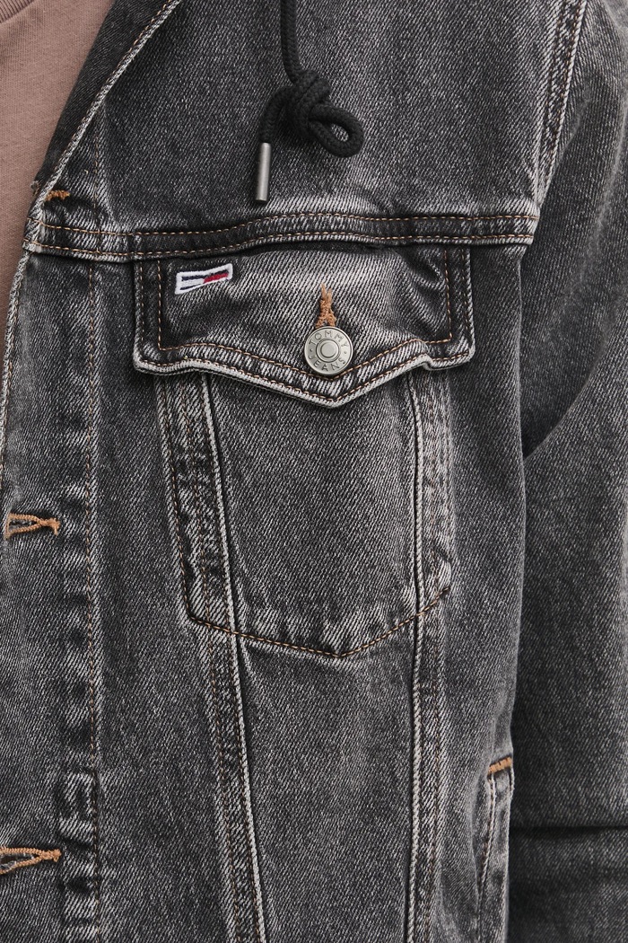 Τζιν μπουφάν Tommy Jeans DM0DM20621 γκρί