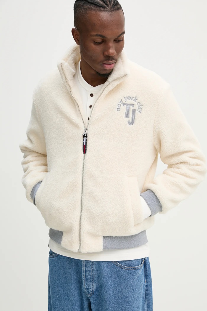 Μπουφάν Tommy Jeans DM0DM21269 μπεζ