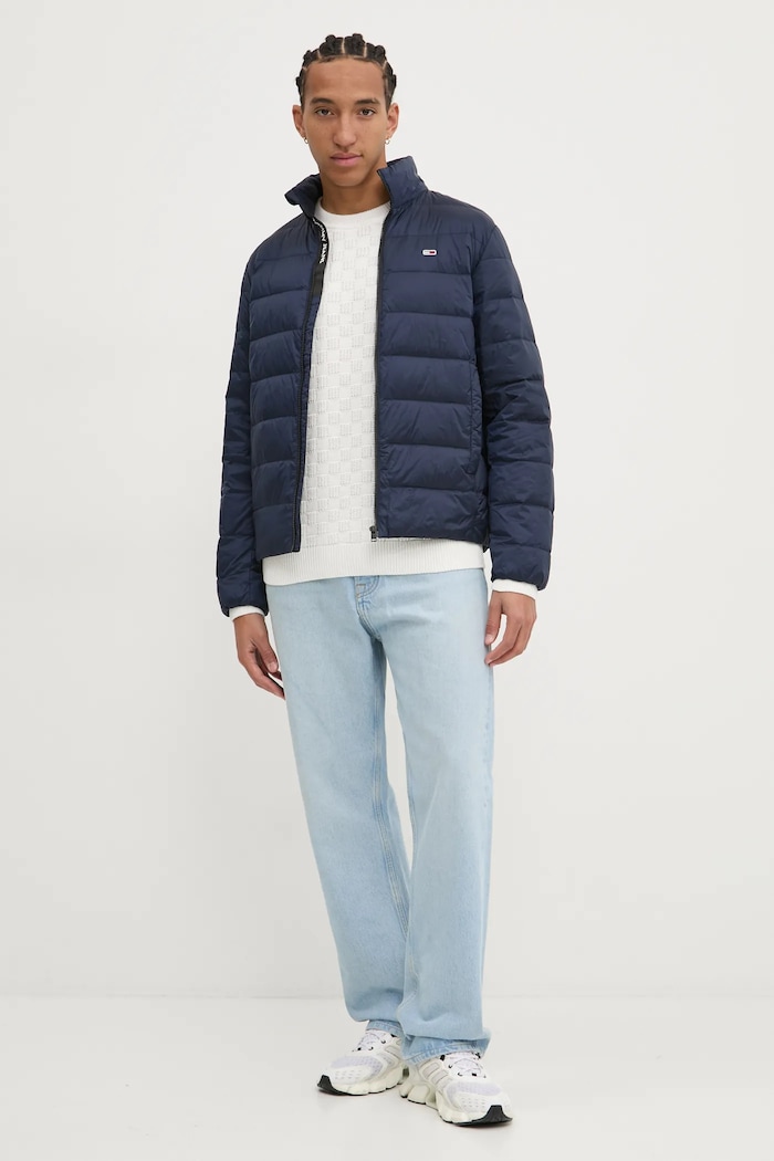 Пухено яке Tommy Jeans DM0DM20658 тъмносин AW25