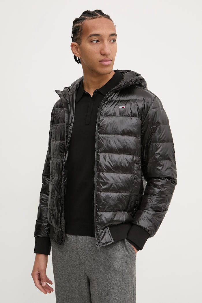 Дрехи Пухено яке Tommy Jeans DM0DM20659 черен
