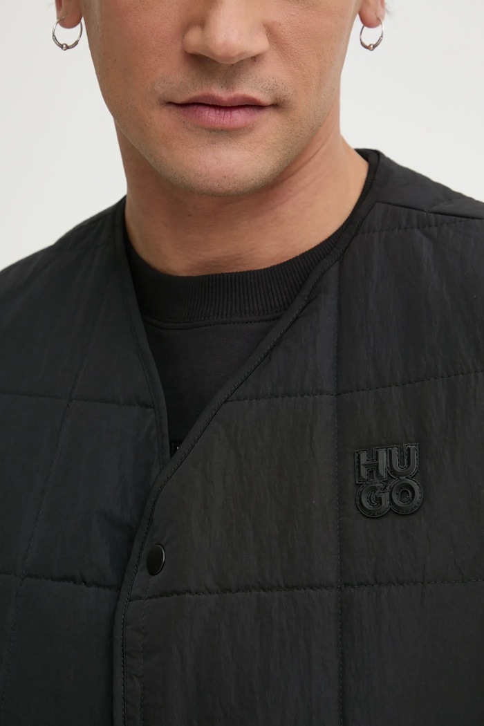 HUGO bezrękawnik 50530750 czarny
