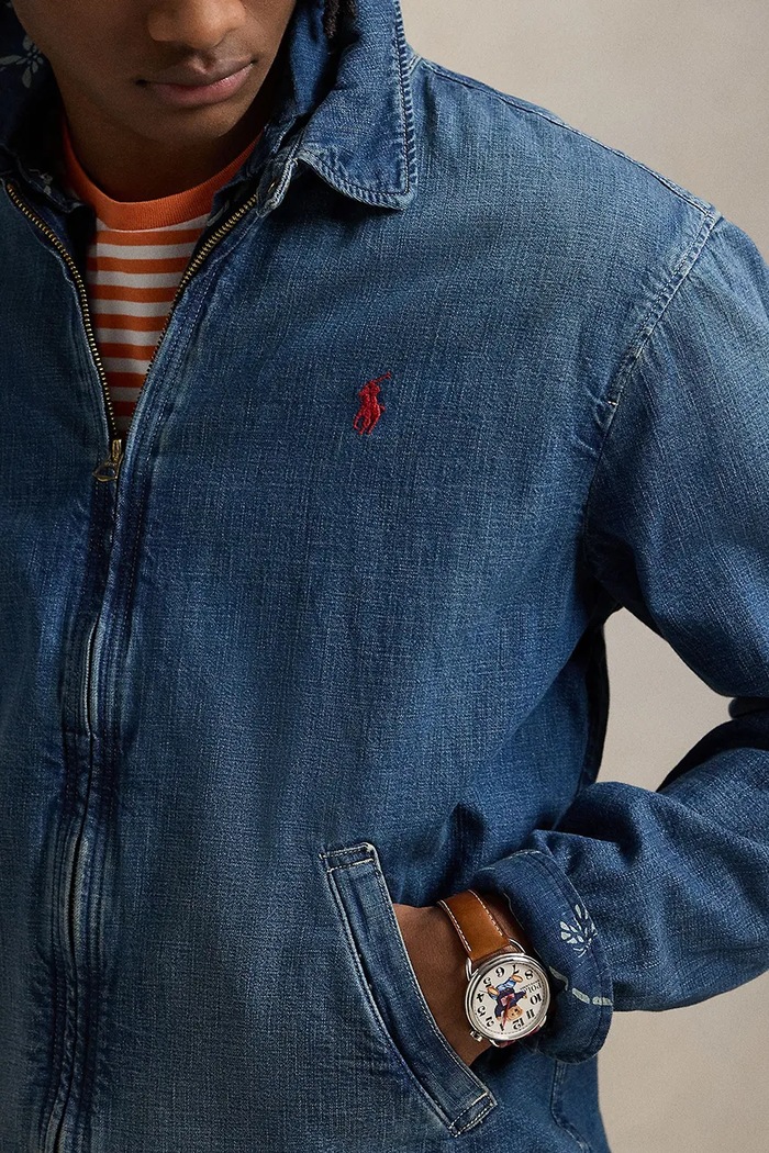Дънково яке Polo Ralph Lauren син 710956618