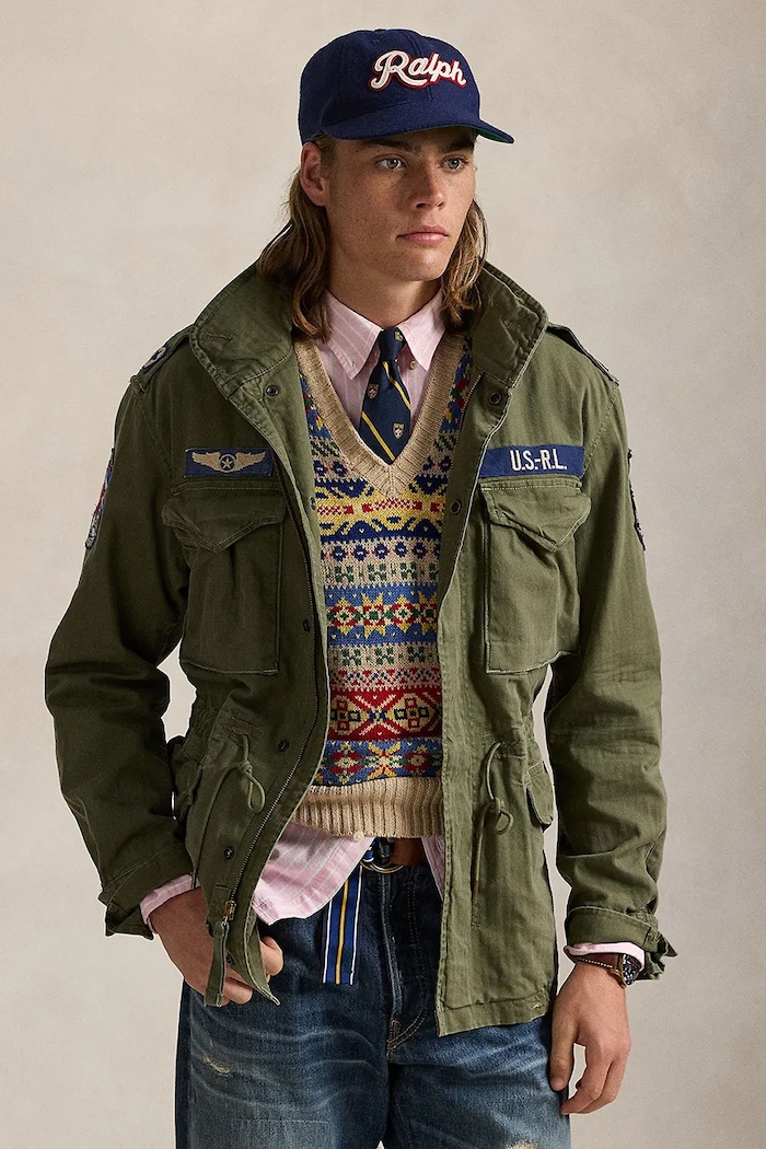 Pamučna jakna Polo Ralph Lauren Icnc Fld Jkt Lined Field zelena 710961616