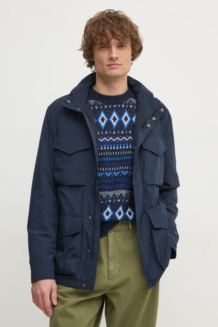 Tommy Hilfiger Kurtka granatowy MW0MW37632
