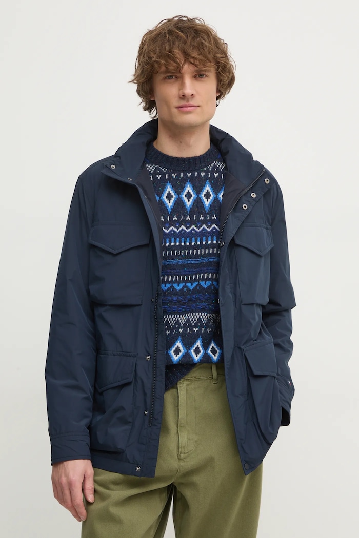 Tommy Hilfiger Kurtka granatowy MW0MW37632