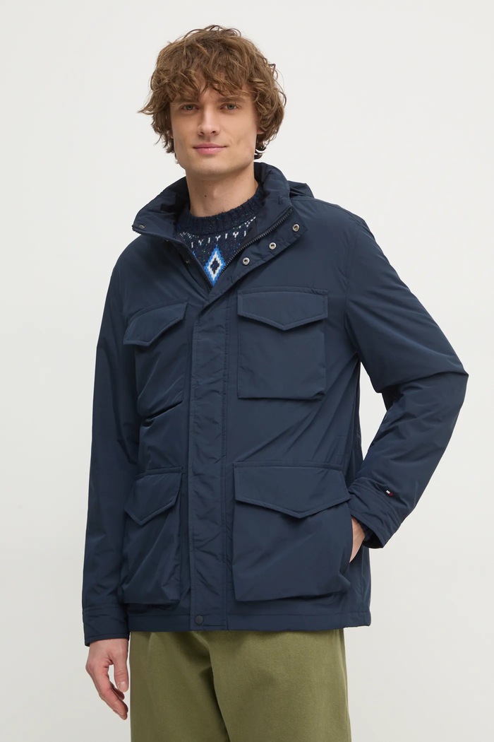 Kurtka Tommy Hilfiger MW0MW37632 granatowy