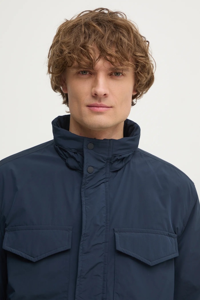 Kurtka Tommy Hilfiger granatowy MW0MW37632