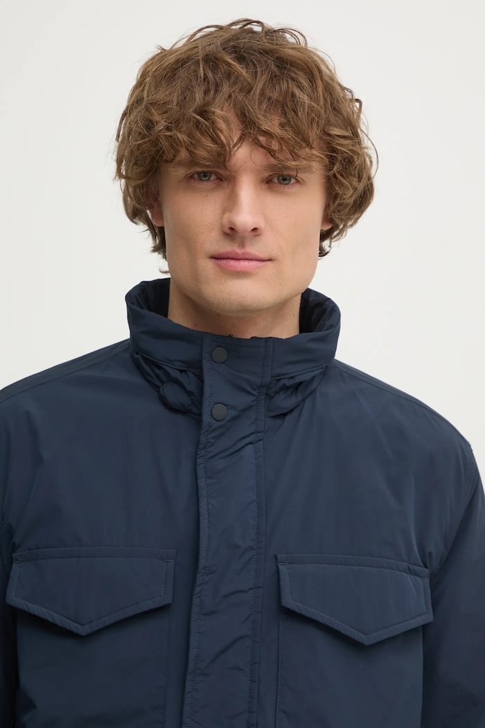 Kurtka Tommy Hilfiger granatowy MW0MW37632
