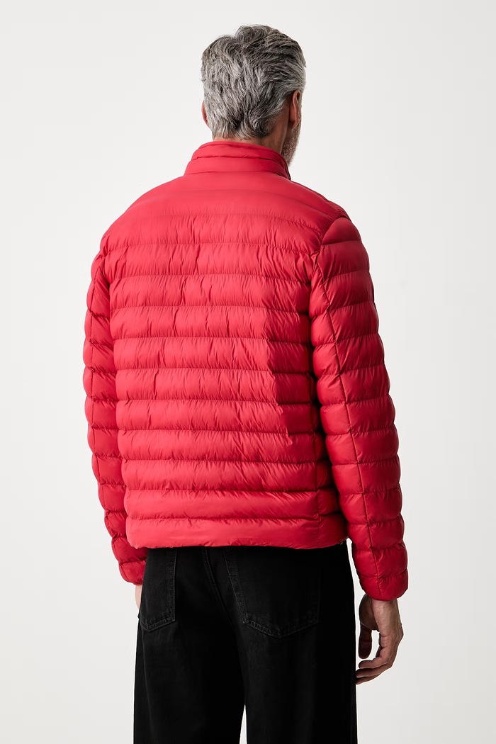 Odzież Tommy Hilfiger kurtka pikowana męska MW0MW37634 czerwony