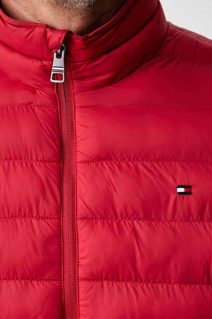 Tommy Hilfiger kurtka pikowana męska MW0MW37634 czerwony