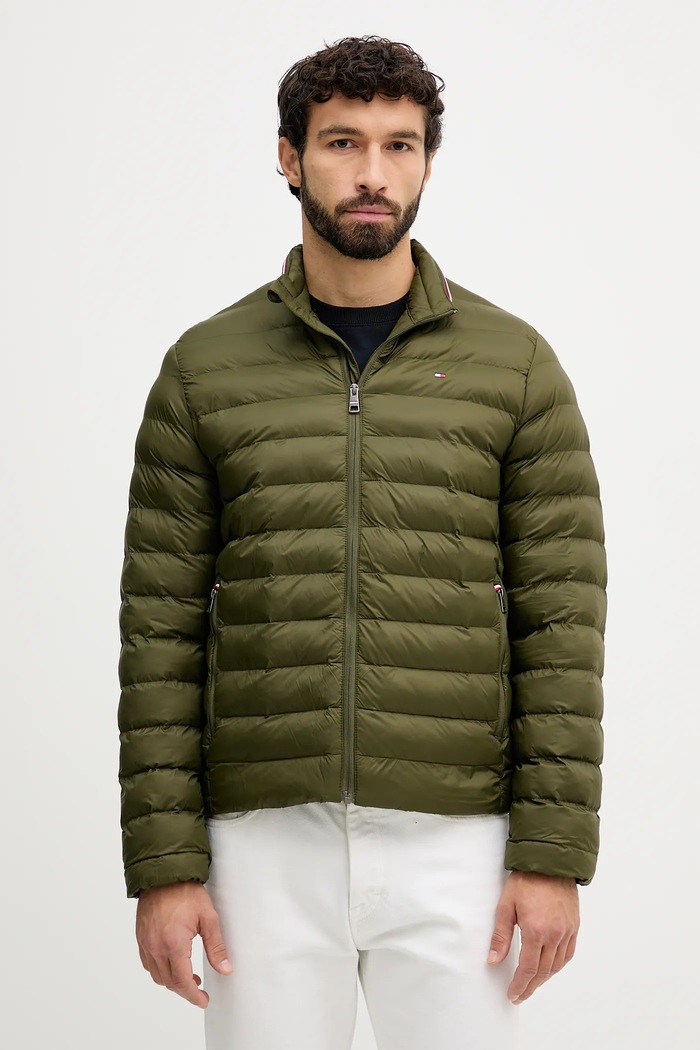 Bunda Tommy Hilfiger zelená MW0MW37634