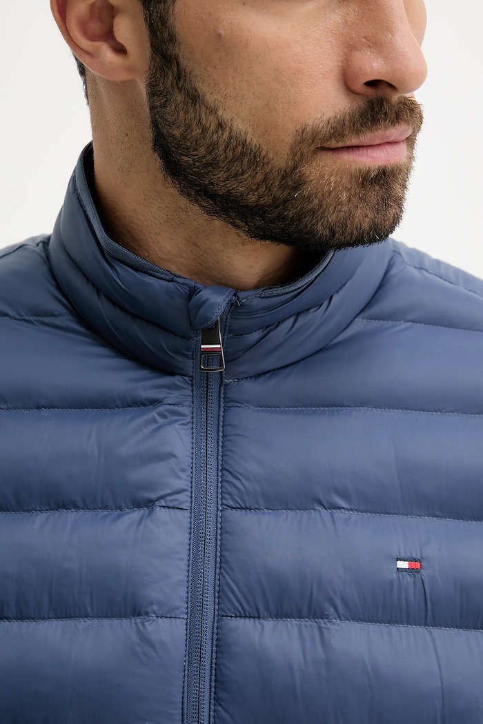 Bunda Tommy Hilfiger MW0MW37634 modrá