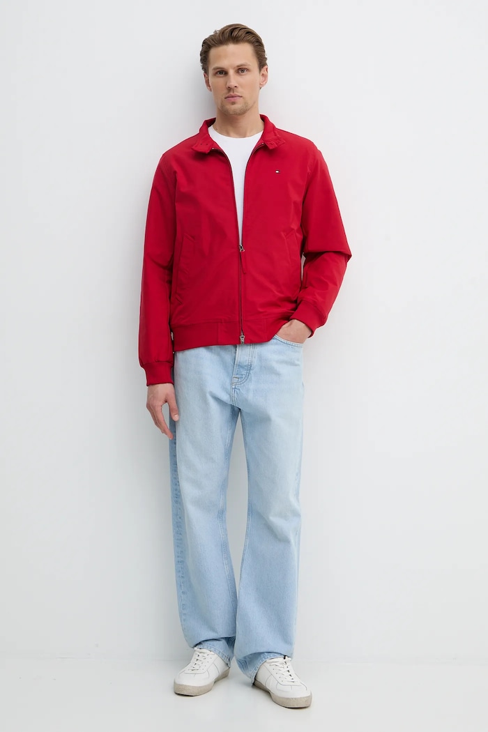 Tommy Hilfiger rövid kabát MW0MW37647 piros SS26