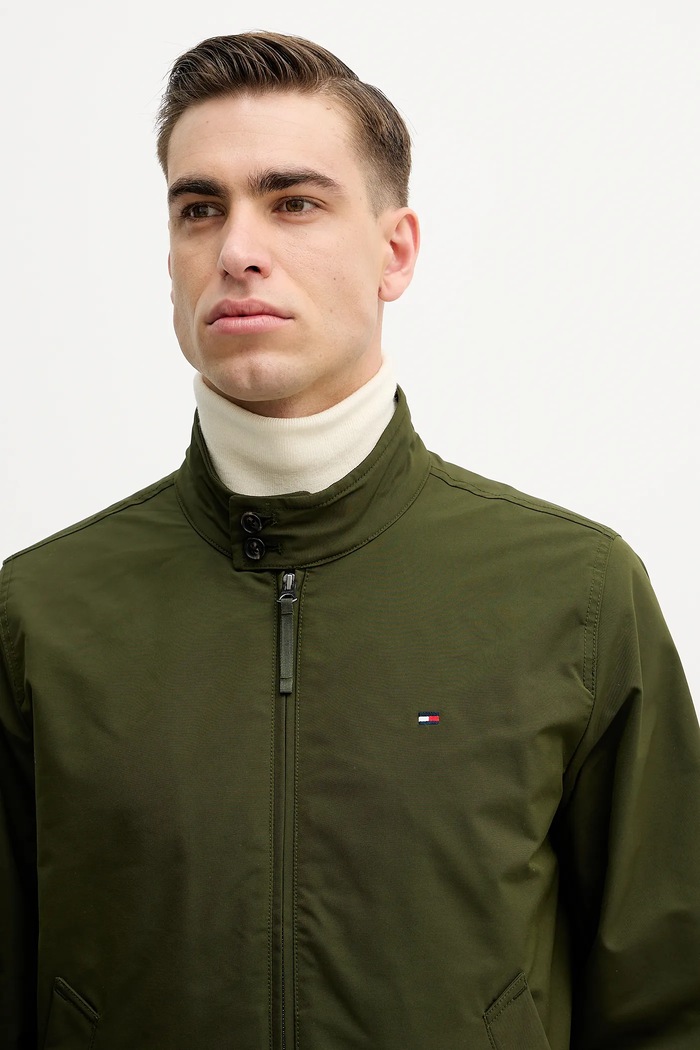 Μπουφάν Tommy Hilfiger πράσινο MW0MW37647