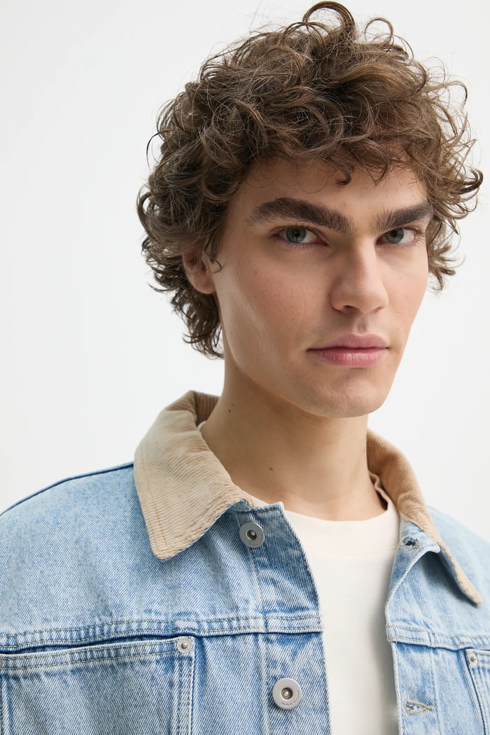 Τζιν μπουφάν Drôle de Monsieur La Veste Jean DElavEe PERM.JT182.CO123.LBE