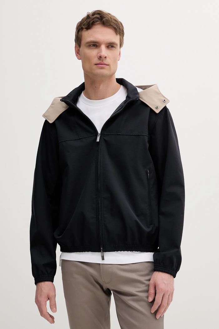 Jakna Armani Exchange za prijelazno razdoblje mornarsko plava XM001243.AF13132