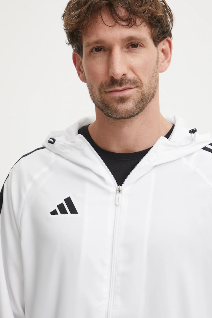 Športová bunda adidas Performance Tiro 24 biela IM8808