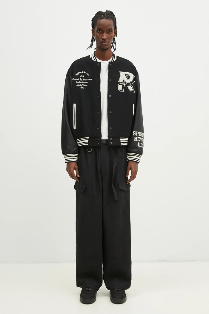 Μάλλινο μπουφάν bomber Represent Owners Club Varsity Jacket MLM100231.01