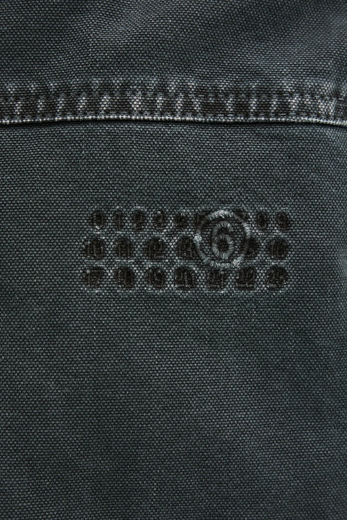 MM6 Maison Margiela kurtka jeansowa SH0AM0041 czarny