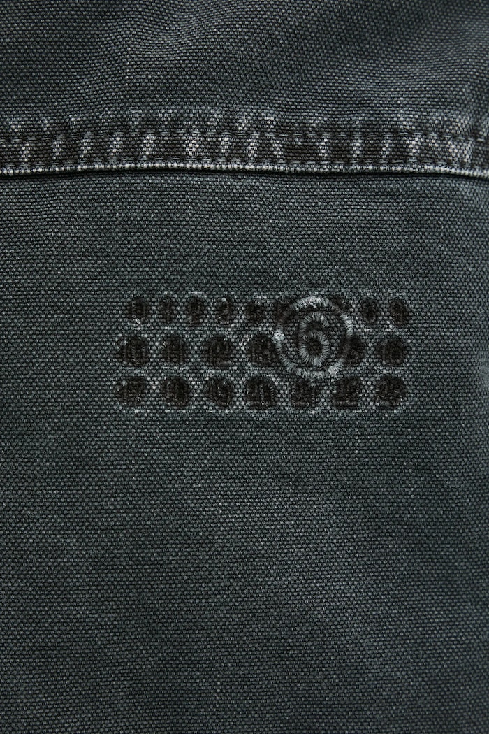 MM6 Maison Margiela kurtka jeansowa SH0AM0041 czarny