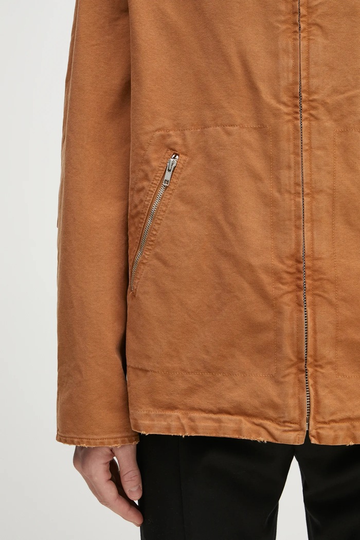 MM6 Maison Margiela koszula bawełniana SH0AM0048 brązowy