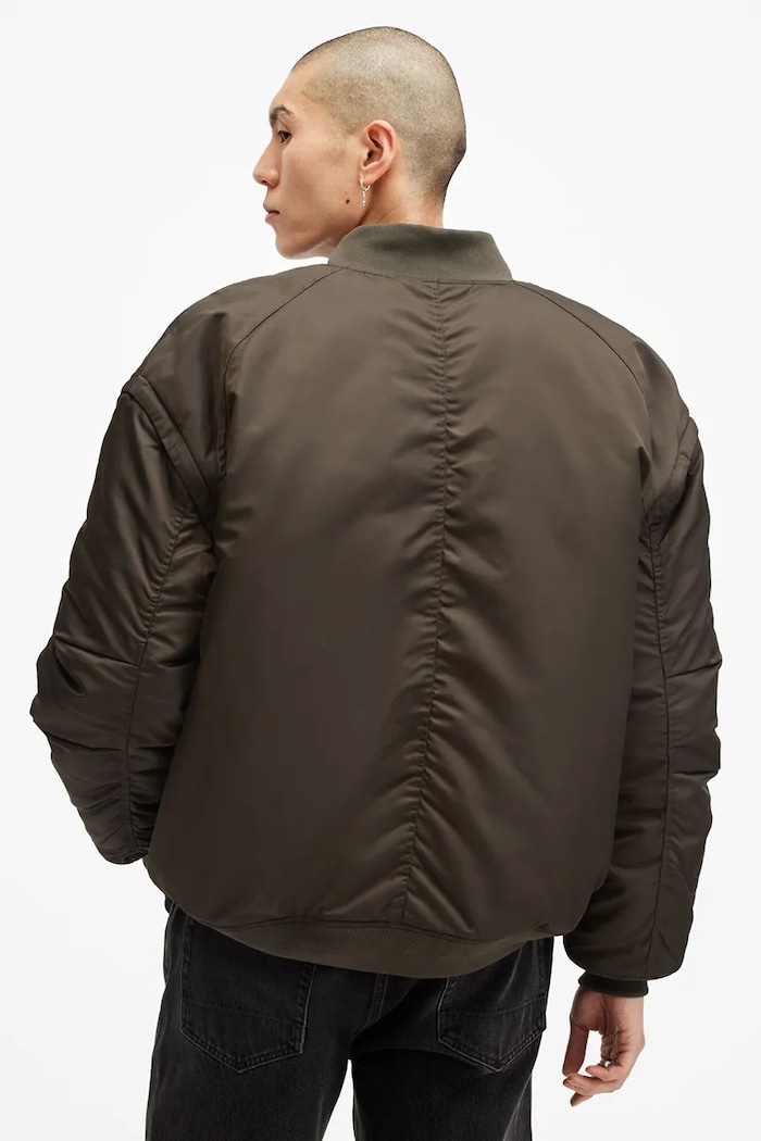 Bomber jakna AllSaints HAWK zelena M049OB