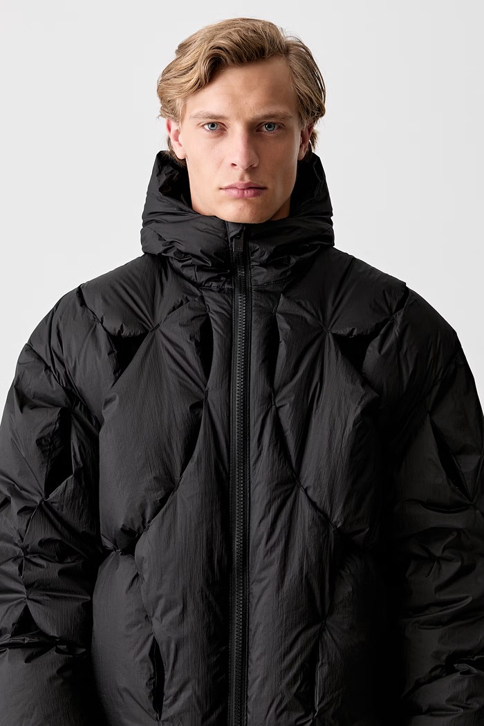 HELIOT EMIL down jacket Men's black SS25.M.02.145.BLK01