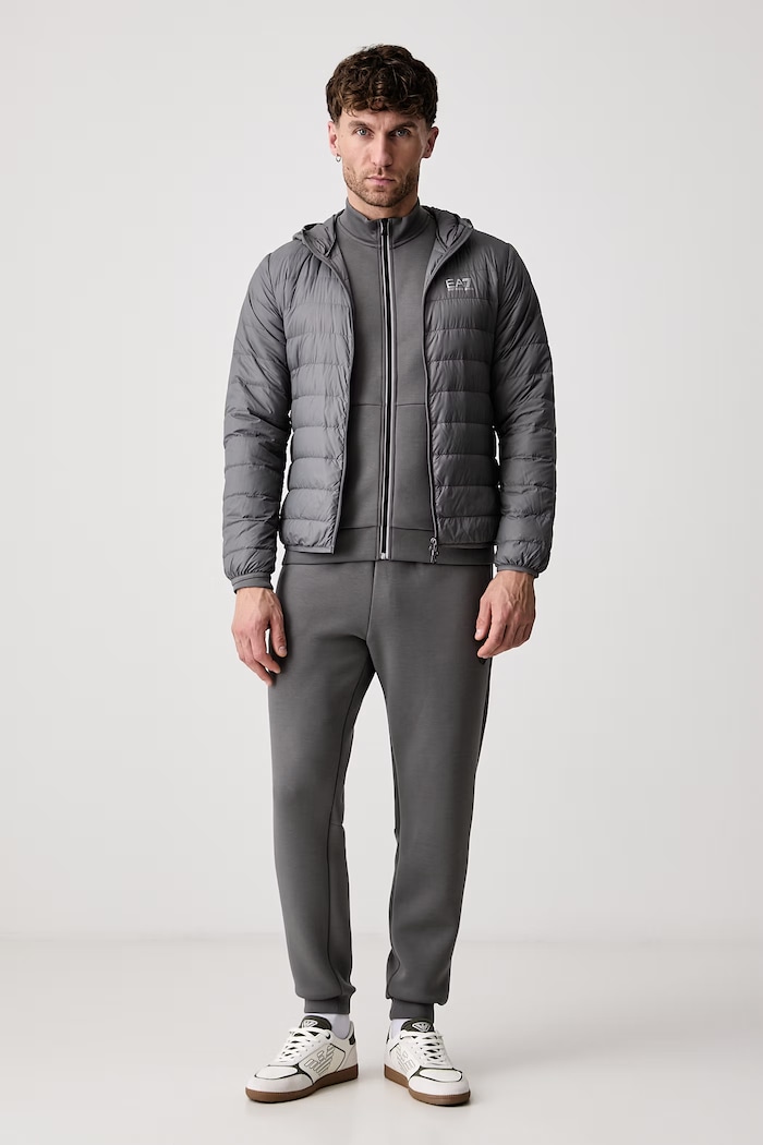 EA7 Emporio Armani Kurtka puchowa męska PNGPZ.8NPB24 szary AW25