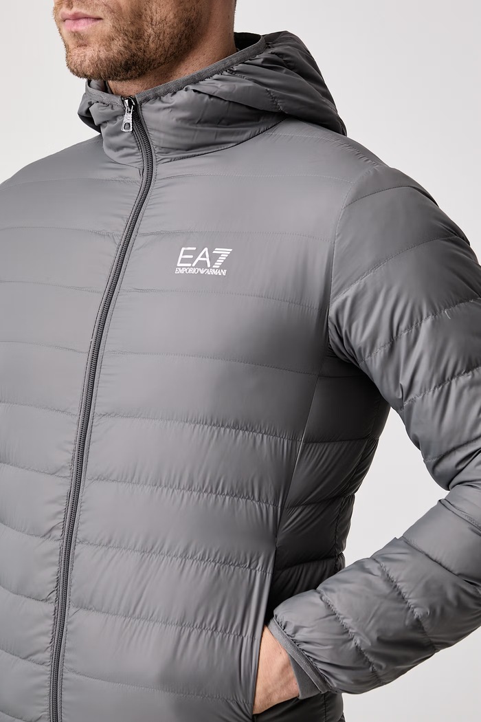 Kurtka puchowa męska EA7 Emporio Armani PNGPZ.8NPB24 szary