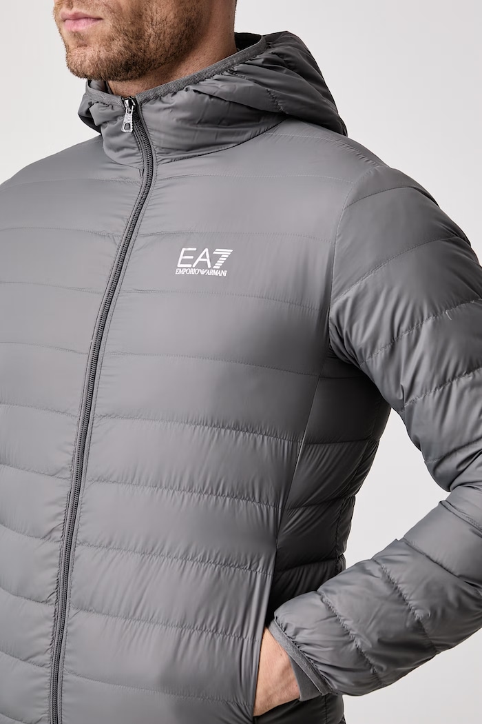 Kurtka puchowa męska EA7 Emporio Armani PNGPZ.8NPB24 szary