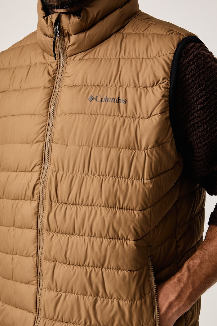Bezrękawnik męski Powder Lite II Columbia 2086974 brązowy