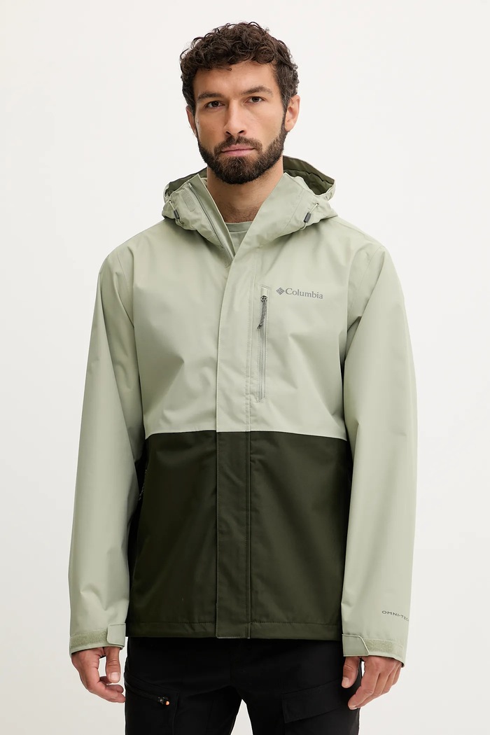 Outdoor jakna Columbia Hikebound bez tople podstave zelena 2089341
