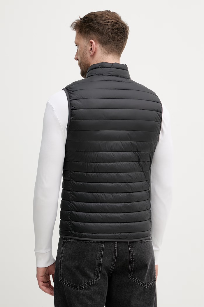 Îmbrăcăminte United Colors of Benetton vestă pentru bărbați 2TWDUJ00P negru