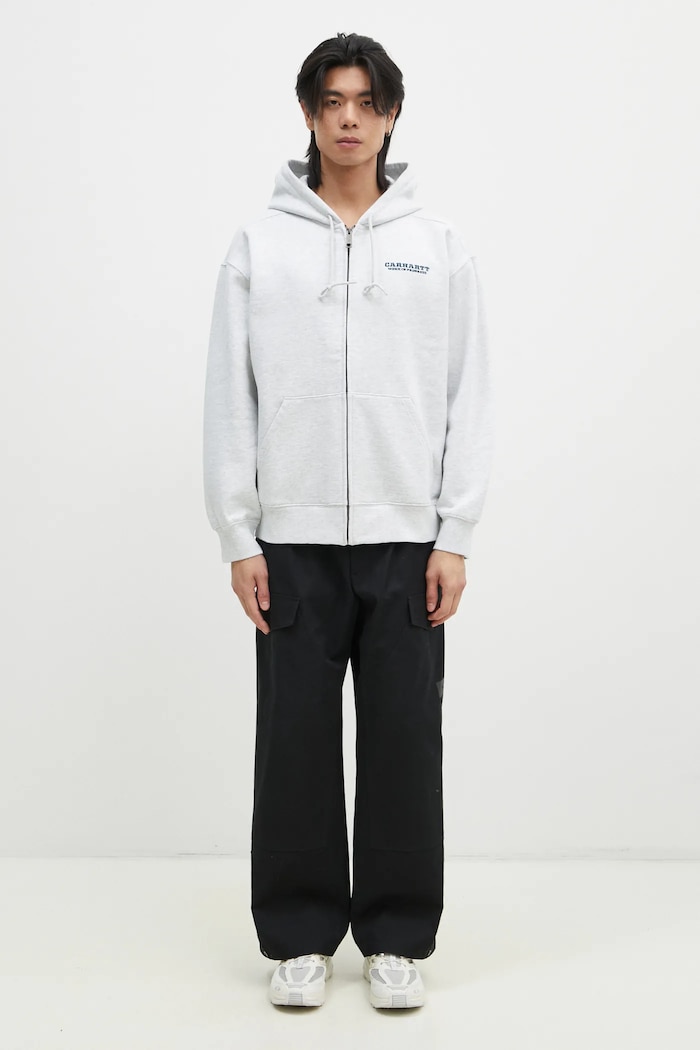 Carhartt WIP sweatshirt Hooded Runaway I034414.2NX06 gray