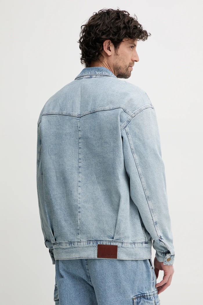 Îmbrăcăminte Pepe Jeans geaca jeans EMMETT FADEOUT PM403101 albastru