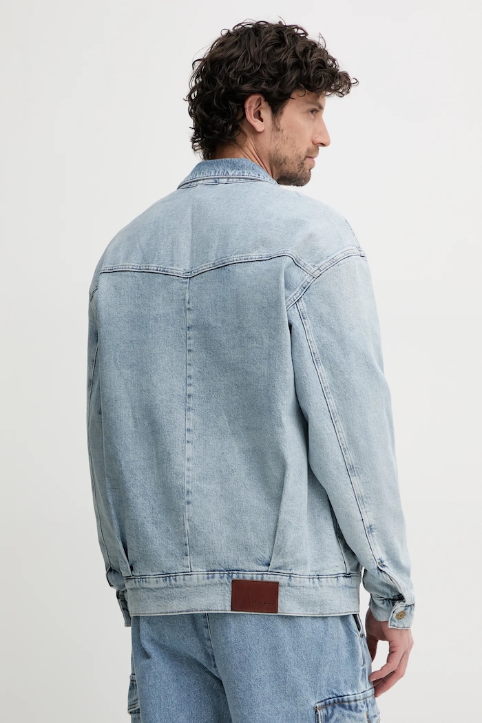 Îmbrăcăminte Pepe Jeans geaca jeans EMMETT FADEOUT PM403101 albastru