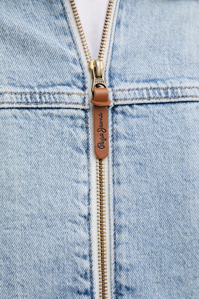 Pepe Jeans geaca jeans EMMETT FADEOUT PM403101 albastru