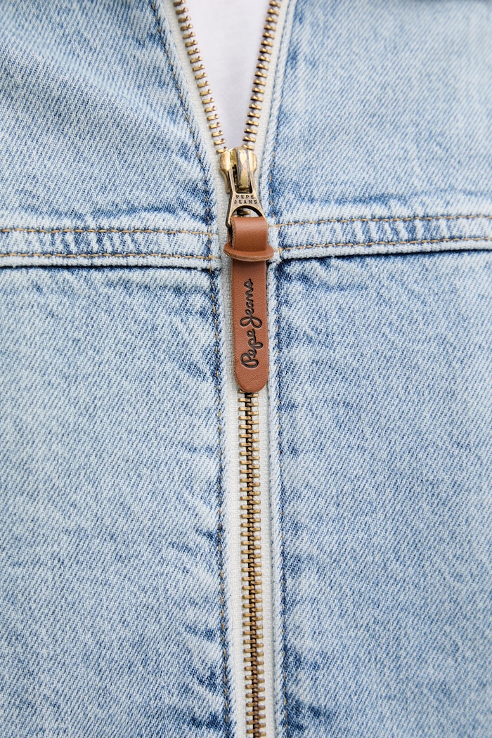 Pepe Jeans geaca jeans EMMETT FADEOUT PM403101 albastru