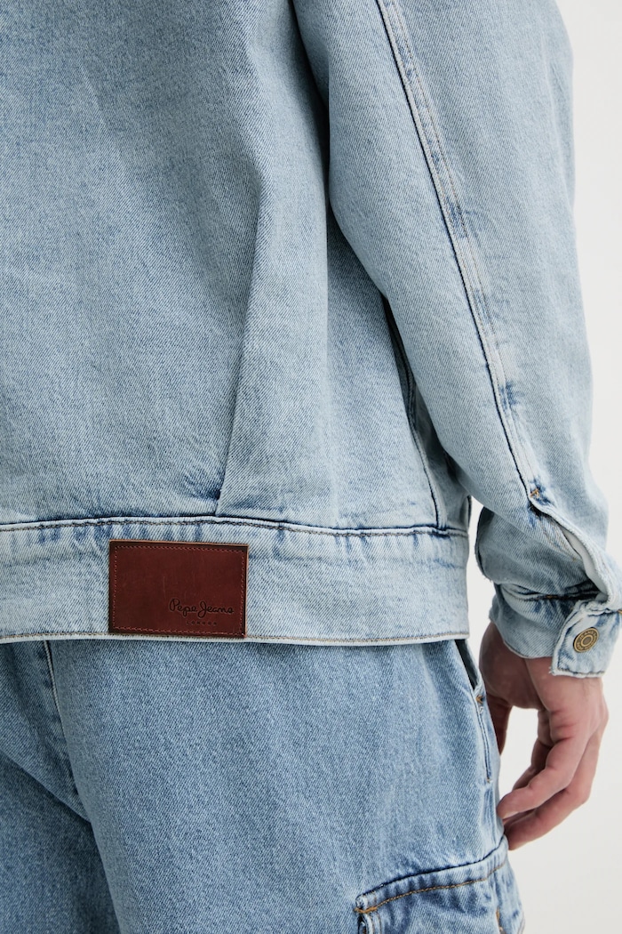 Pepe Jeans geaca jeans EMMETT FADEOUT PM403101