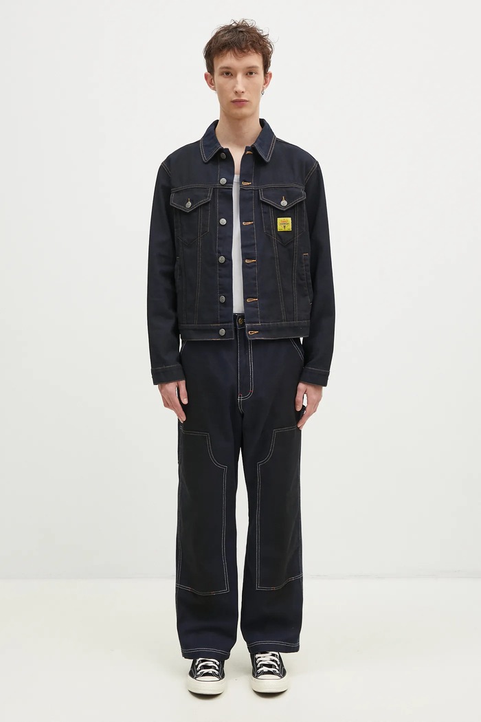 ICECREAM geacă din denim Oil Stained Trucker Jacket ICW008